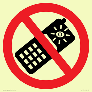 P910 Prohibition: No camera phones